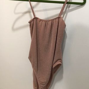 Nasty Gal Sparkly Body Suit